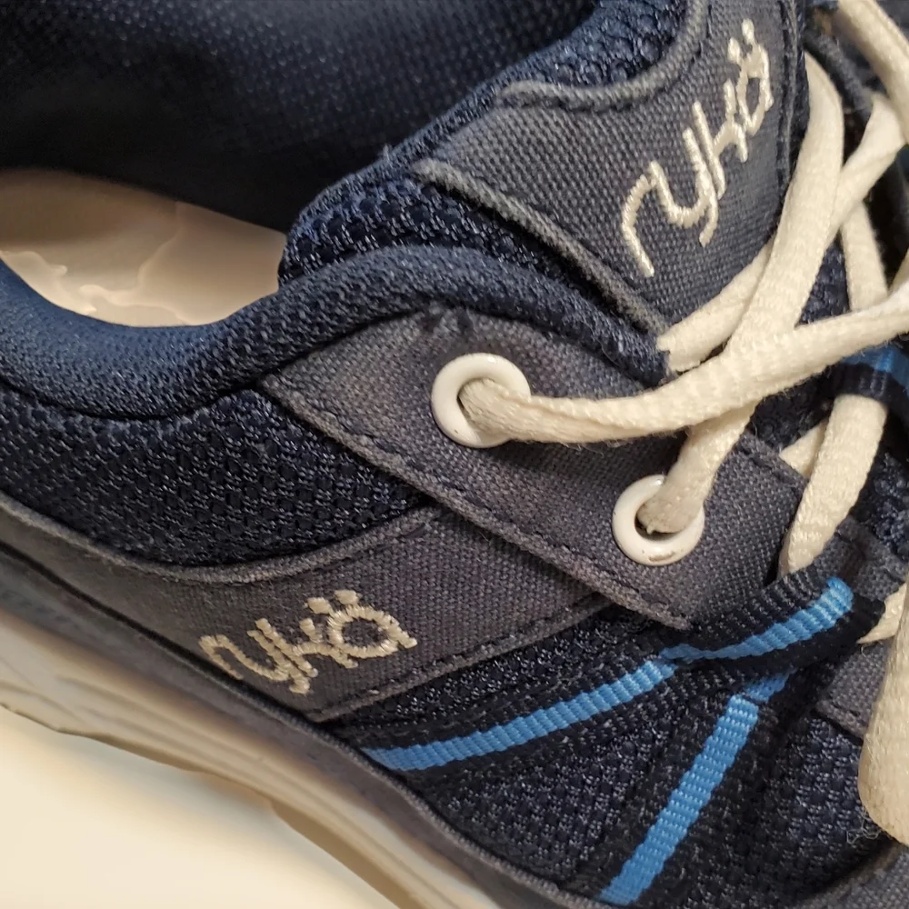 RYKA Women’s Navy & Dark Blue Athletic Tennis Sneakers Tempo SZ 7.5 M